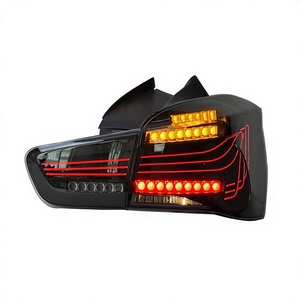 Conjunto de Luces Traseras para BMW Serie 1 F20 2015-2018, Lentes Ennegrecidas, LED de Dirección, Restauración de Calidad, 12V, para Serie 3 F30 F35 - Product Image 1