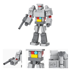 Robot Deformable de Película de Acción, Kits de Ladrillos Creativos MOC, Yoshi <span class=keywords><strong>Mario</strong></span> <span class=keywords><strong>Kart</strong></span>, Ladrillos de Construcción DIY, Juguetes de Bloques de Construcción para Niños MOC1694 - Product Image 6