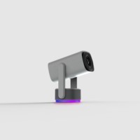 Projecteur portable K2 1080P MAX 4K Android 11 1 Go 8 Go avec batterie, autofocus et correction trapézoïdale pour l'extérieur