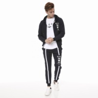 Vêtements de sport OEM, qualité turque professionnelle, taille plus, pantalons de jogging ajustés pour hommes, anti-UV, personnalisables, longueur intégrale