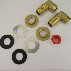 Kit d'installation de robinet de cuisine mural commercial avec coude, accessoires de robinet faciles pour robinet mural de cuisine - Product Image 4