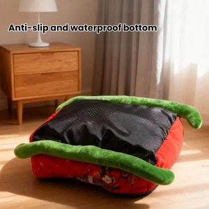 Nouveau Lit <span class=keywords><strong>pour</strong></span> <span class=keywords><strong>Chien</strong></span> Noël 2027, Doux et Chaud en Peluche, Hiver, Antidérapant, Fond Imperméable, Nid de Vacances <span class=keywords><strong>pour</strong></span> Chat, <span class=keywords><strong>pour</strong></span> Chiens de Petite et Moyenne Taille - Product Image 5