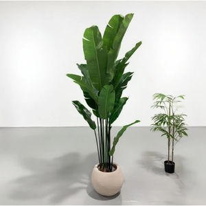 <span class=keywords><strong>Prix</strong></span> de gros, palmier <span class=keywords><strong>bananier</strong></span> artificiel résistant aux UV en pot décoratif, plante artificielle à faible entretien pour intérieur et extérieur - Product Image 5