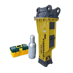 Darda SB81 140mm hidrolik kaya delme makinesi kırıcı hidrolik boncuk vibratör kırıcı çekiç için komatsu pc200