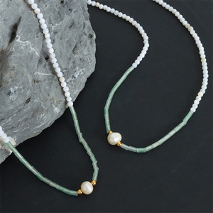 Wholesale Dainty Choker Necklace Fine Beaded Chain Pearl Necklaces Women - Product Image 3