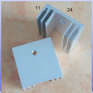 ฮีทซิงค์อะลูมิเนียม To220 ขนาด 24x11x25 30 มม. สำหรับมอสเฟต สคร ซีเนอร์ไดโอด 7805 7812 - Product Image 4