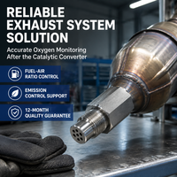 Nouveau convertisseur catalytique miniature M18*1.5 de haute qualité, capteur d'oxygène, pièce moteur, ajustement universel, garantie 1 an