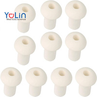 Support de mèche en céramique pour lampe à alcool de laboratoire, tête de brûleur en porcelaine haute température, consommable de rechange pour laboratoire