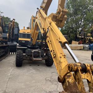 Good Health Made Korea Original 20 Ton Small Hyundai Used Robex 42kW Wheel Excavator Yanmar Engine 0.18m Bucket Capacity - Product Image 1