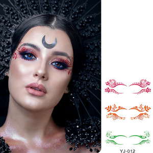 Patch de maquillage jetable pour les yeux, autocollant de tatouage temporaire, faux cils, autocollant de simulation d'eye-liner pour fêtes d'anniversaire - Product Image 4
