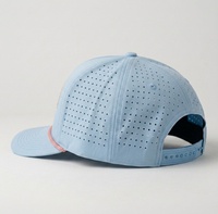 Gorra de Béisbol Personalizada de 5 Paneles con Cordón, Parche Bordado con Logotipo, Corte Láser Perforado, Cierre a Presión, Transpirable, Impermeable, Diseño de Leopardo