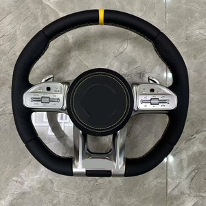 <span class=keywords><strong>Volante</strong></span> Deportivo Personalizado de Cuero Perforado <span class=keywords><strong>AMG</strong></span>, Compatible con Mercedes Benz W203 W204 W205 W211 W212 W213 G Lew167 W218 W221 C63 - Product Image 5