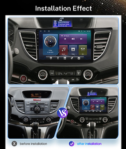 Đầu màn hình ô tô <span class=keywords><strong>Android</strong></span> đa phương tiện 10 inch tích hợp GPS, WIFI, FM, RDS, BT, hỗ trợ Carplay, màn hình cảm ứng, dành cho Honda CRV 2012~2016 - Product Image 3