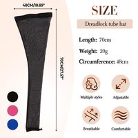 Manchon pour tissage de cheveux pour locs avec cordon de serrage, manchon pour dreadlocks, manchon pour tissage de cheveux pour tresses, bande élastique pour chignon, faux locs