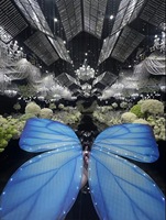 Jouet papillon volant LED télécommandé, papillon décoratif qui bat des ailes pour événements, spectacles et fêtes