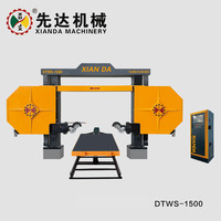 Máquina de Corte de Perfiles de Piedra con Hilo de Diamante CNC de 4 Ejes XIANDA DTWS-1500 para Granito y Mármol