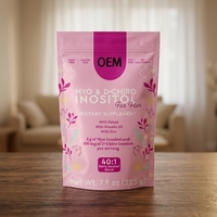 Complément Alimentaire Naturel en Gros pour la Santé : Myo-Inositol D-Chiro-Inositol en Poudre 40:1, Folate, Vitamine D3, Zinc pour Femmes, 225g