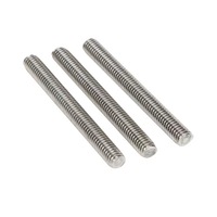 Stainless Steel A2 A4 Full Threaded Bar DIN975 Thread Stud Rod Plain Finish for Flange Fastening Construction Hardware