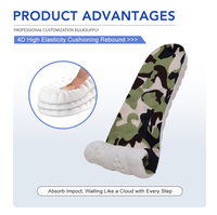 Semelles absorbantes respirantes pour le soutien de la voûte plantaire, pour bottes de sport et de travail, vente en gros OEM Chine