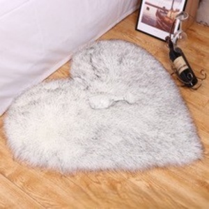 Alfombra Rosa para Niñas, Alfombra Peluda para Niños, Alfombra Suave para Sala de Estar, Decoración, Alfombra Grande y Esponjosa Roja - Product Image 5