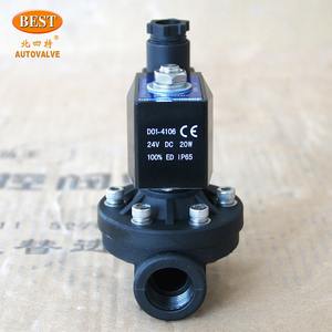 DN15-25 Z181 Z182 सामान्य रूप से बंद सामान्य रूप से खुला DN15 DN20 DN25 2 वे डायाफ्राम प्लास्टिक सोलनॉइड वाल्व - Product Image 3