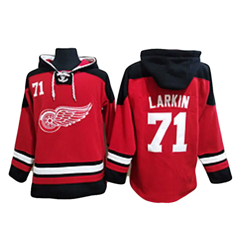 Sweat-shirt pour hommes, sweat à capuche personnalisé de haute qualité, nouveauté #13 Datsyuk #40 zetberg #71 Larkin rouge, Hockey sur glace, 2022