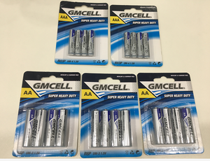 GMCELL Alu foil 105mins Potente batería <span class=keywords><strong>R6</strong></span> 1,5 V <span class=keywords><strong>AA</strong></span> <span class=keywords><strong>R6</strong></span> sum3 Batería de zinc de carbono de celda seca - Product Image 3