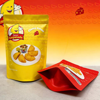 Sacs refermables réutilisables de qualité supérieure, de qualité alimentaire, pour l'emballage de biscuits, de chips, de bœuf séché