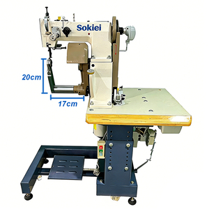 180 Degree U-Shape <b>Swing</b> Arm Custom Heavy Duty Sewing Machine <b>Single</b> Needle Lockstitch for Leather Bag & Handbag Making - Product Image 1