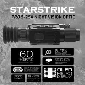 กล้องเล็งดิจิตอล TYPHON StarStrike-S Pro HDX 5-20x สำหรับกลางวันและกลางคืน |   การบันทึกวิดีโอความละเอียด 1080P |   อินฟราเรดที่ใช้งานได้นาน |   กันน้ำระดับ IP67 | - Product Image 3