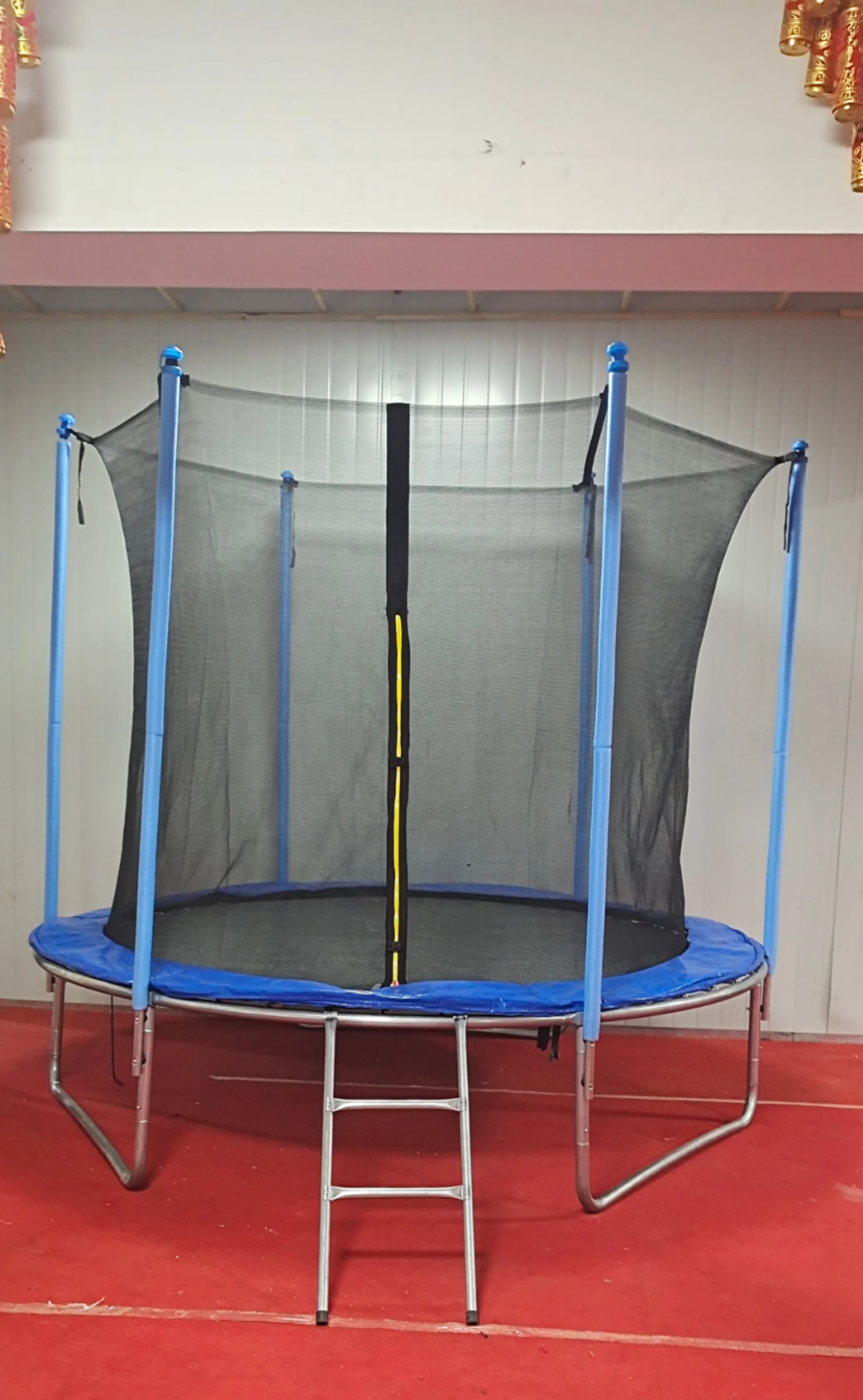 Trampolino per bambini trampolino rotondo da 6 piedi per interni ed esterni con rete di sicurezza interna trampolino economico per uso di adulti e bambini