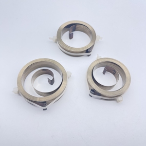 Laisse de chien rétractable en acier inoxydable de différentes tailles personnalisée bobine ressort spiralé plat - Product Image 3