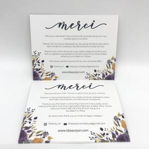 Texte personnalisé merci cadeau fête d'<span class=keywords><strong>invitation</strong></span> de joyeux <span class=keywords><strong>anniversaire</strong></span> papier d'impression blanc carte de voeux - Product Image 3
