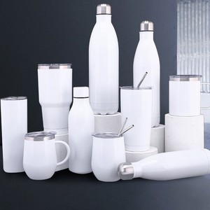 Tazze Termiche da Viaggio in Acciaio Inossidabile Bianche Personalizzabili con Motivo a Sublimazione Tipo 10, Modello 2026, per Commercio all'Ingrosso - Product Image 3