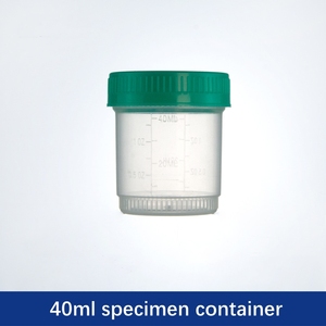 Nhà Máy bán hàng trực tiếp nước tiểu Cup Màu Xanh lá cây vít nắp 20/40/60ml PP Mẫu <span class=keywords><strong>container</strong></span> - Product Image 5