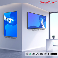 32 43 49 50 65 Inch LCD Touch Screen Display Shopping Mall Wall Mounted Touchscreen Monitor Advertisement