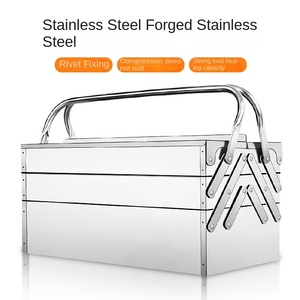 Professional Multi-Purpose Stainless Steel Tool Box Metal <b>Mechanical</b> Workshop <b>Toolbox</b> Set - Product Image 6