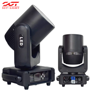 Luce Professionale a Testa Mobile <span class=keywords><strong>LED</strong></span> 300W COB con Zoom e Regolazione della Luminosità per DJ, Discoteche, Palcoscenici, Eventi e Bar - Product Image 1