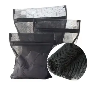 Çamaşır torbası için toptan dayanıklı petek Polyester su geçirmez örgü kumaş