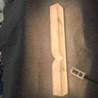 Applique murale en albâtre, design esthétique moderne, matériau en pierre, lampe murale LED, convient aux couloirs et aux chambres, peut être suspendue au mur