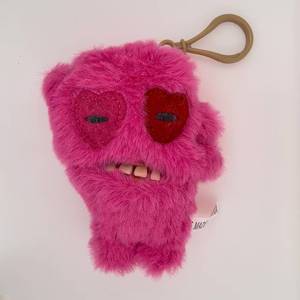Mới bán đồ chơi sang trọng Keychain fuggleres răng lớn dễ thương Quái Vật Mặt dây chuyền búp bê răng kho báu xấu xí dễ thương quái vật búp bê fuggler - Product Image 2