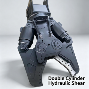 Cisaille hydraulique montée sur excavatrice à large ouverture de mâchoires, outil de <span class=keywords><strong>démolition</strong></span> automatique pour chantier - Product Image 2