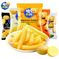 Croustilles de pomme de terre collations chinoises miel beurre sel de mer saveur de poivre noir frites diverses saveurs mélangées bâtonnets de pommes de terre 20g
