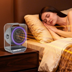 Mini Calentador Eléctrico Portátil de Escritorio, Ventilador de 500W PTC, Calentamiento Rápido, Bajo Ruido, Protección Contra Sobrecalentamiento, Calentador Personal - Product Image 3
