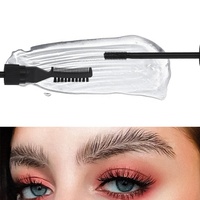 Faible MOQ, Personnalisez votre logo, Nouveau gel cire pour sourcils gris en tube, longue tenue, séchage rapide, imperméable, gel liquide transparent pour sourcils