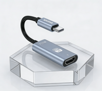 Adaptador USB C a HDMI 8K, Conversor de Video 8K UHD 4K 60Hz, Tipo C Macho a HDMI Hembra para MacBook Pro, Laptop, Monitor