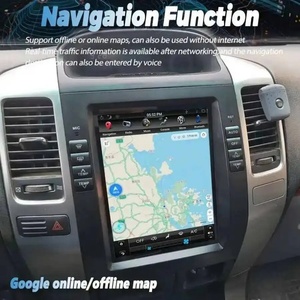 หน้าจอสัมผัส QLED HD พร้อมระบบนำทาง GPS DSP สำหรับรถยนต์แลนด์ครุยเซอร์ ปราโด 120 เล็กซัส GX470 เครื่องเล่นมัลติมีเดีย Android 15 รองรับ Carplay - Product Image 5