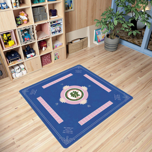 Tapis de table de <span class=keywords><strong>Mahjong</strong></span> en polyester antidérapant pour enfants comprenant une carte de règles de dominos et un panneau de carreaux pour les jeux pour enfants - Product Image 1
