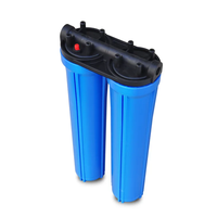 Sistema de Filtro de Agua de Ósmosis Inversa de 2 Etapas de Alta Calidad de 20 Pulgadas, con Alimentación USB/Eléctrica, para Uso en el Hogar, Hoteles y Exteriores