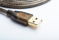 Kabel USB berlapis emas, kabel Printer USB A Male ke B Male